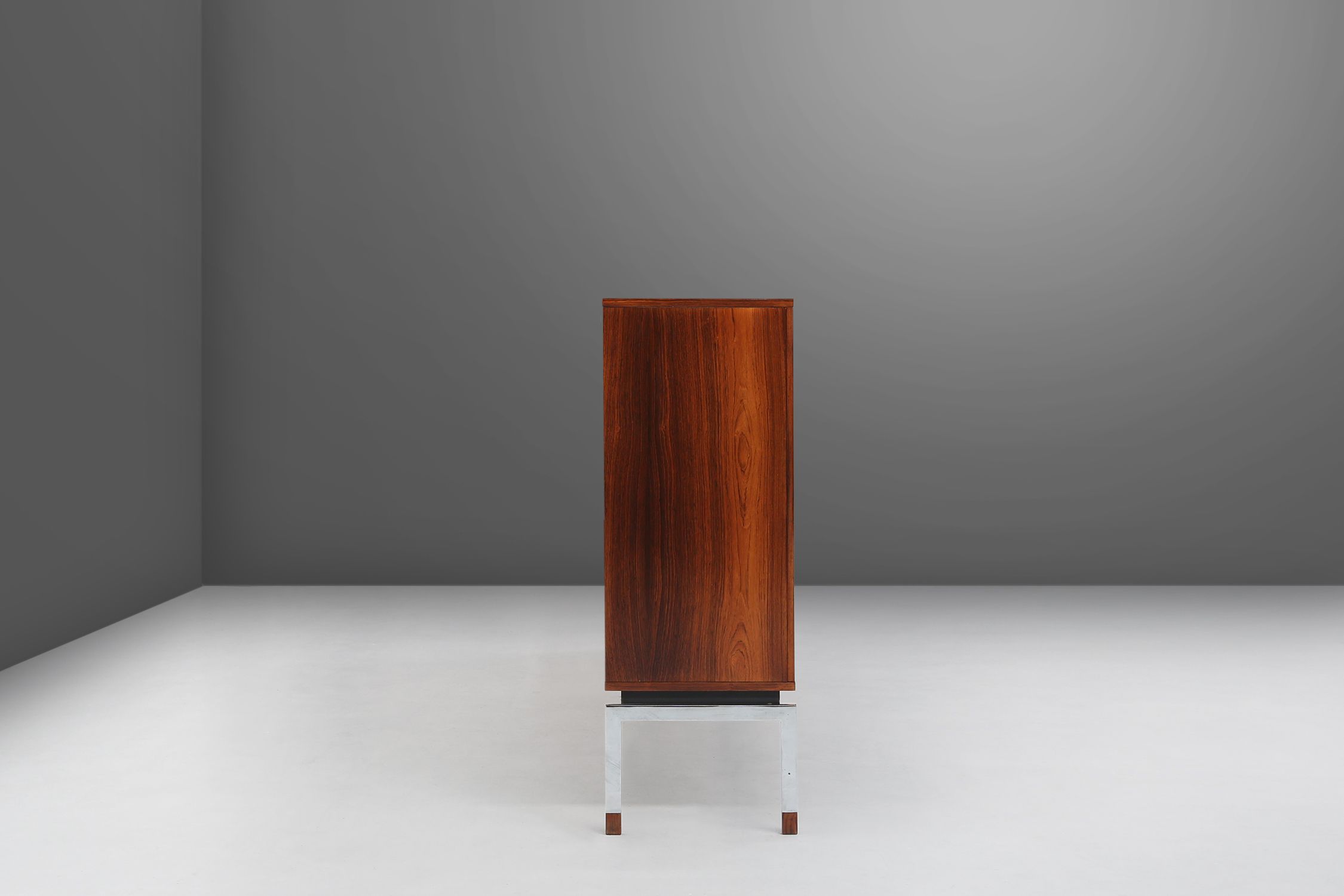 Belgian Mid-Century Rosewood Highboard, 1960s thumbnail